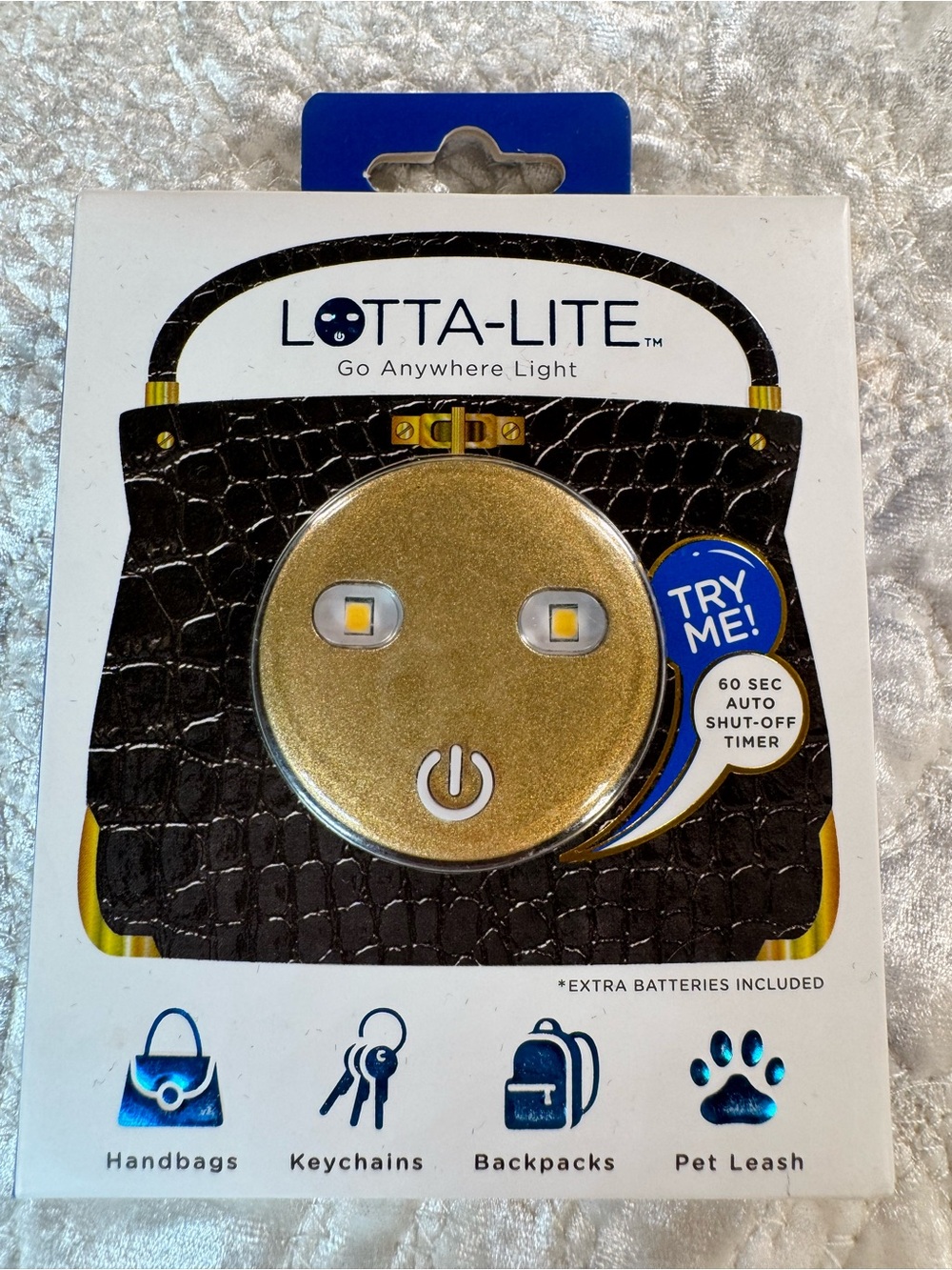 Gold Clip-On Go-Anywhere LED Light